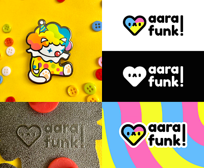 Aara Funk Branding branding enamel pins graphic design