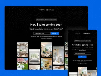 Real Estate Landing Page UI/UX Design design elementor landing page minimalist motion graphics real estate real estate design trendy ui design ux design web design webflow weebly wordpress
