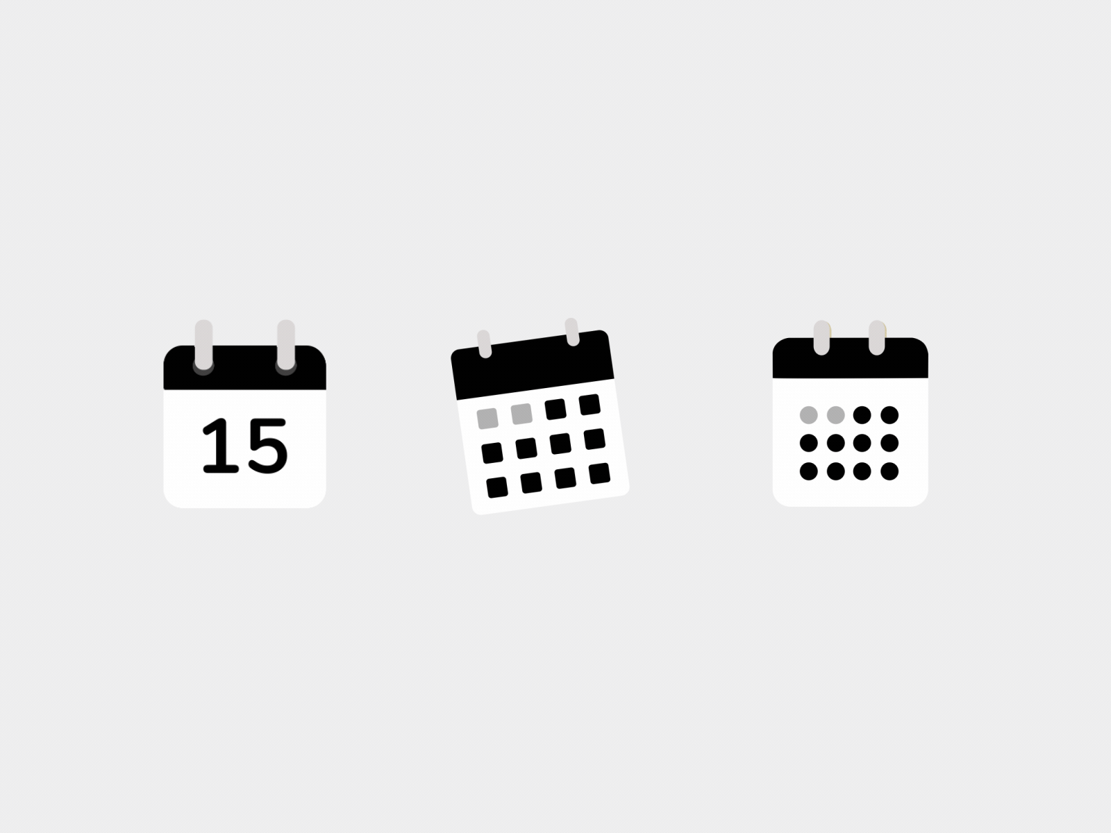 Calendar motion icon - development after effects animated gif animation calendar calendar icon calendar motion icon gif icon motion graphics motion icon open banking totallymoney