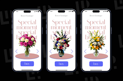 Flower selling App ✨ app appdesigner appflower applicationdesign applications bouquet flower mobile mobiledesigner sale ui uidesign uxui