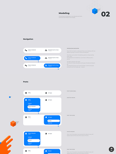 Modeling. UI humanization GUI product design