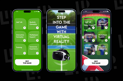 Virtual Reality VR App ✨ app appdesigner applicationdesign ar augmentedreality futuretech gaming mobile mobileapp mobiledesigner ui uxui virtualreality vr xr