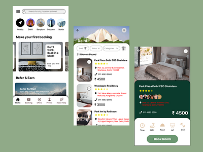 DailyUI 067 - Hotel Booking 067 3d 67 booking branding daily ui challenge delhi design figma graphic design hotel hotel booking illustration location logo room room booking ui ux vector