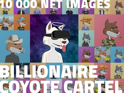 Billionaire Coyote Cartel billionaire coyote cartel cartel ccl clever code lab coyote graphic design logo nft ui webdesign