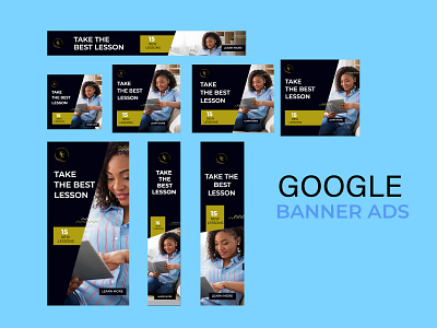 Education Google Banner Ads branding design education google googlebanner graphic design graphics photoshop