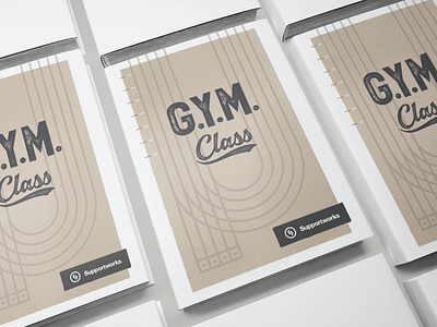 G.Y.M. Class book cover book design handlettered illustration layout professional development sports start texture track track and field typography