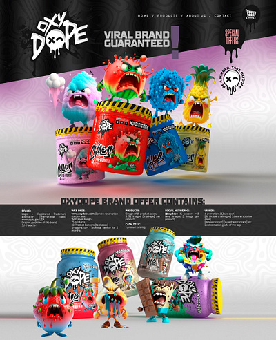 Viral Brand Guaranteed for sale 3d animation branding graphic design