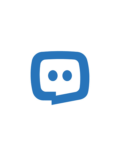 Chatbot Logo. adobe ai branding chatbox design graphic design illustration illustrator logo robot vector