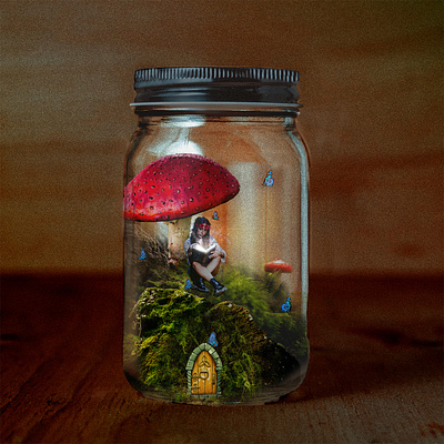 Mystical Jar fantasy image fantasy photo manipulation graphic design manipulation photo manipulation photomanipulation photoshop photoshop editing photoshopart