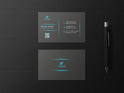 Minimalist business card brand branding business card card clean business card design graphic design high quality identity illustration logo ui ux vector