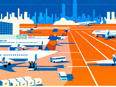 At the airport... airplane airport delta destination illustration life newyork perspective travel vacation