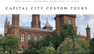 Capital City Custom Tours design graphic design illustration logo ui ux web design