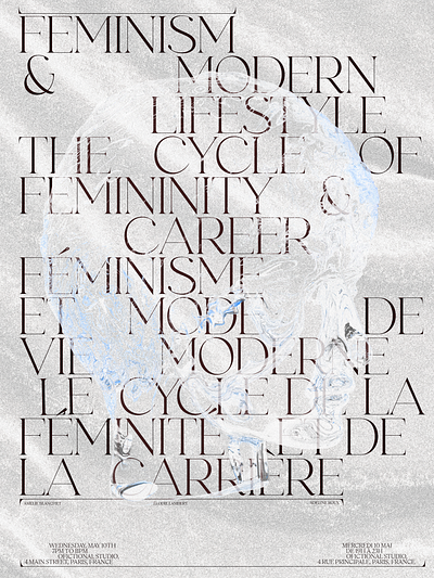 " LE CYCLE DE LA FÉMINITÉ ET DE LA CARRIÈRE " 𝕻𝕺𝕾𝕿𝕰𝕽 𝖁𝕴𝕾𝖀𝕬𝕷 3dtype albumart design graphic design illustration poster poster design poster visual render