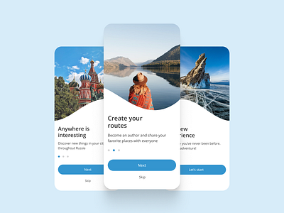 Travel App Concept app design figma product design travel typography ui ux