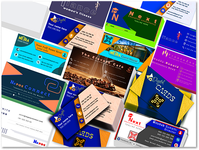 BUSINESS CARD UI DESIGN branding business card design card design cards ui design graphic design logo ui