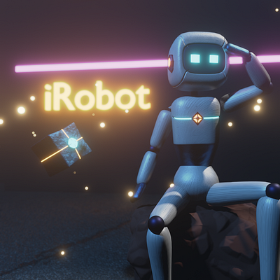 iRobot 3D Scene 3d 3d design blender eevee irobot robot