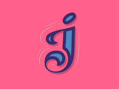 36 Days of Type - J 36 days of type illustration j lettering typography