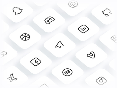 Myicons✨ — Social, Media vector line icons pack design system figma figma icons flat icons icon design icon pack icons icons design icons library icons pack interface icons line icons sketch icons ui ui design ui designer ui icons ui kit web design web designer