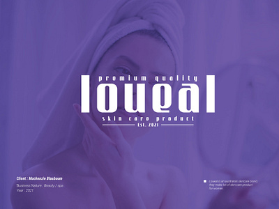 Loueal Logo Design | Branding Design beauty product beauty salon brand identity branding branding logo mark colorful cosmetic logo creative logo feminine logo logo designer logo mark logofolio logotype design minimalist logo modern logo mohammad shuzon salon logo spa logo visual identity