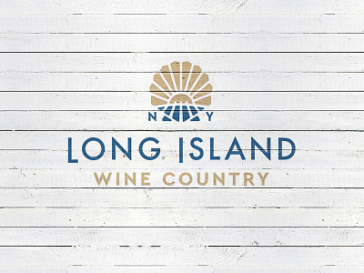 Long Island Wine Country branding design graphic design logo