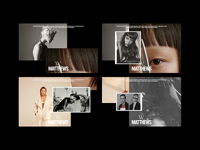 willmatthews.studio brand brand identity branding header portfolio studio typography webdesign website