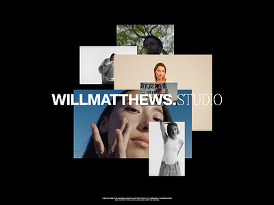 willmatthews.studio brand identity branding logo photography portfolio typography web website