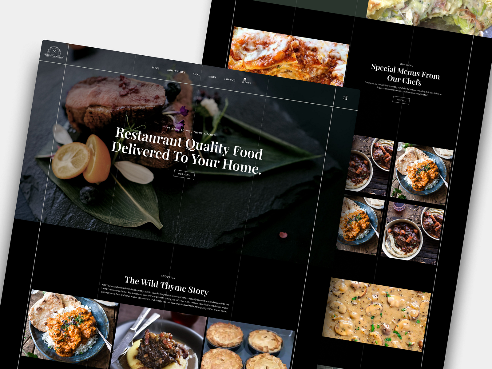 Wild Thyme Kitchen by Thanh Son Tran on Dribbble