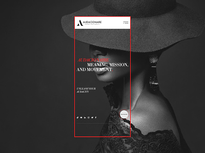Webdesign for Audacionaire - successful people branding design landingpage logo luxury responsive uiuxdesign web designer website website design