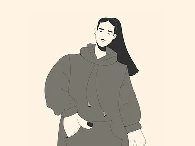 Sweatshirt character character design digital illustration flat illustration illustration 2d illustrator vector
