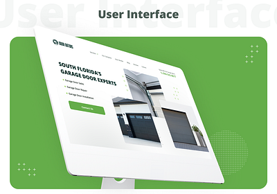 Garage Door Experts Website animation branding design graphic design interface logo ui ux web design