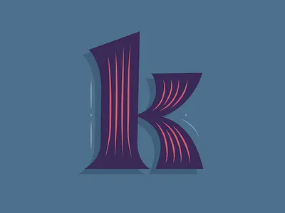 36 Days of Type - K 36 days of type illustration k lettering typography