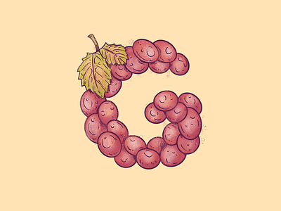 36 Days of Type: Grapes 36 days of type art design drawing grapes illustration type typography uvas wine