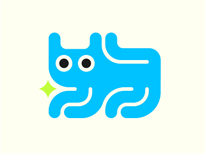 kot cat character fun icon illustration logo star