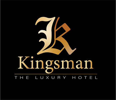 Kingsman Hotel Logo app branding design graphic design illustration logo typography ui ux vector