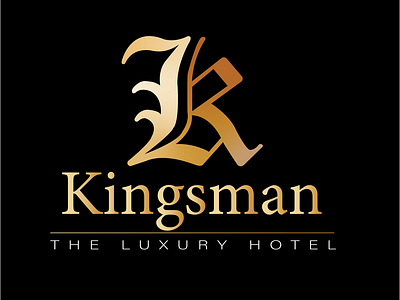 Kingsman Hotel Logo app branding design graphic design illustration logo typography ui ux vector