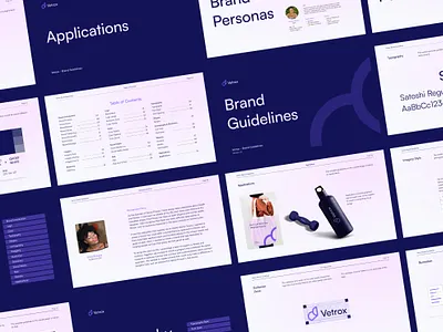 Vetrox Brand Guidelines brand book brand color brand guide brand guidelines brand persona brand presentation brand strategy brandidentity branding design design layout fitness app fitness brand guidelines fitness branding fitness ui design graphic design logo logo usage ux