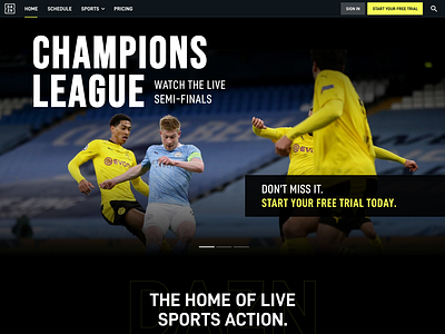 Browse thousands of Dazn images for design inspiration