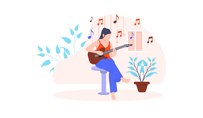 Flat illustration (music industry) adobe adobe illustrator branding design flat flat illistration graphic design illustration industry landing page logo music ui vector