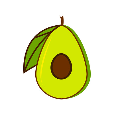 Avacado & Lemon Illustration animation branding business company design graphic design illustration logo vector