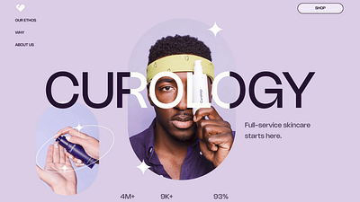 CUROLOGY Re-brand Concept branding concept design figma rebranding ui