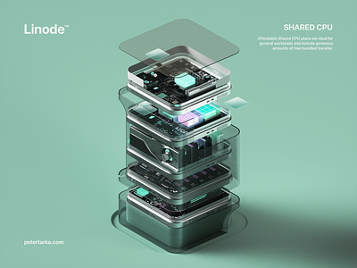 Linode — Tailor the Configuration 3d 3dart abstract apple blender blender3d branding c4d cinema4d colors design illustration logo render server set tech ui uiux web