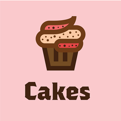 Cakes - Logo Design (Unused ) best logo brand identity branding cake logo logo logo design logofolio vect plus