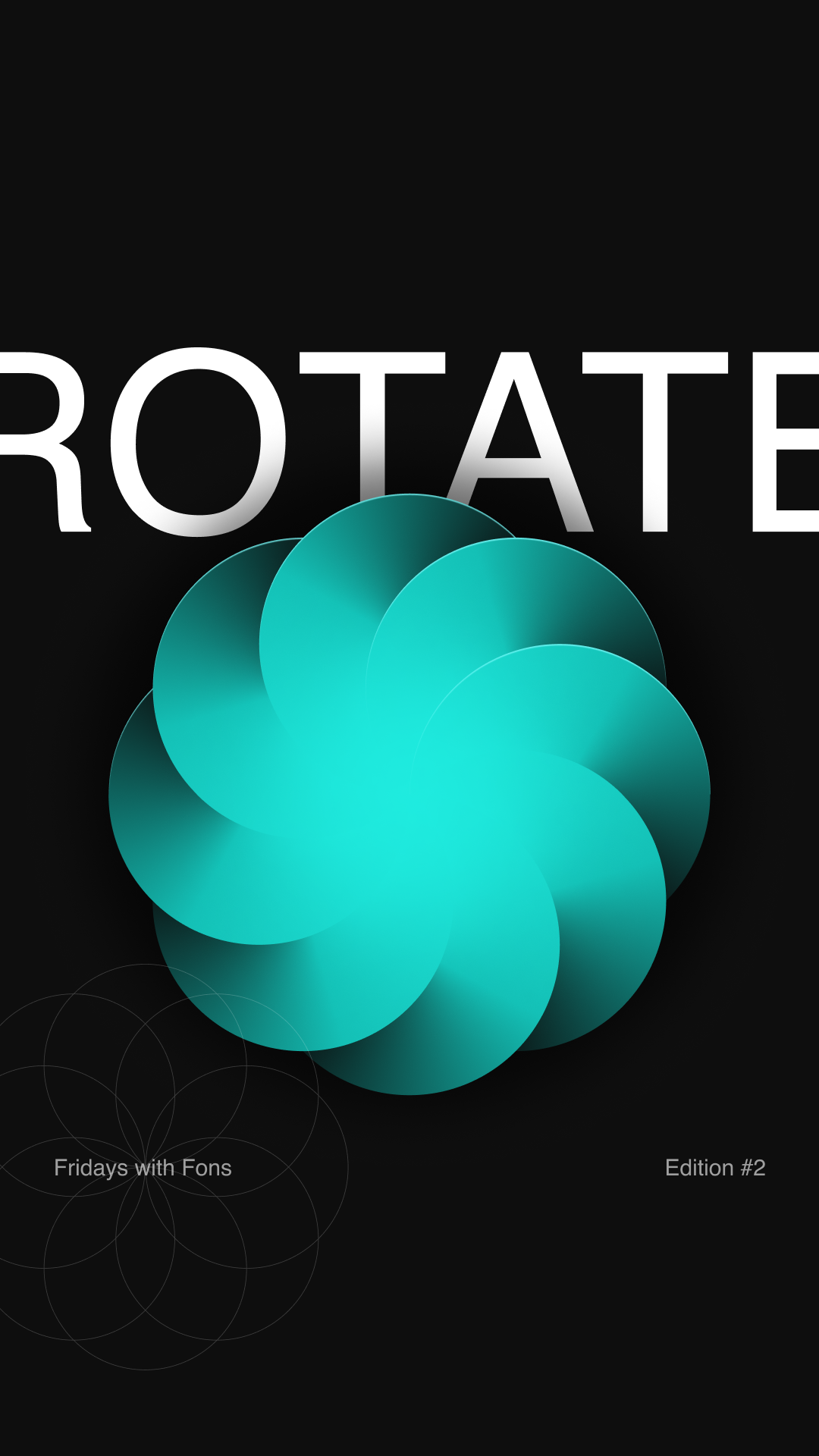 Gradient Spiral Poster design gradient graphicdesign illustration posterdesign spiral typography ui vector visual design