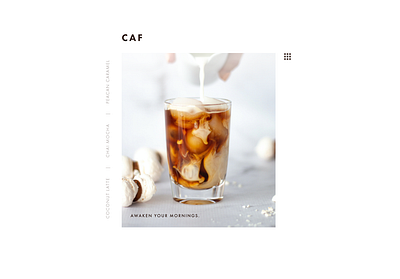 CAF Coffee design figma ui