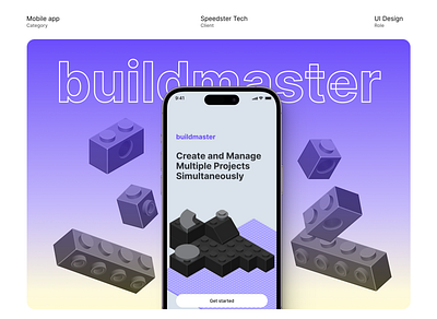Build Master UI app construction design india onboarding ui uiux ux