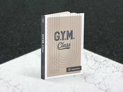 G.Y.M Class book cover design development grow illustration mind professional sports texture training typography your