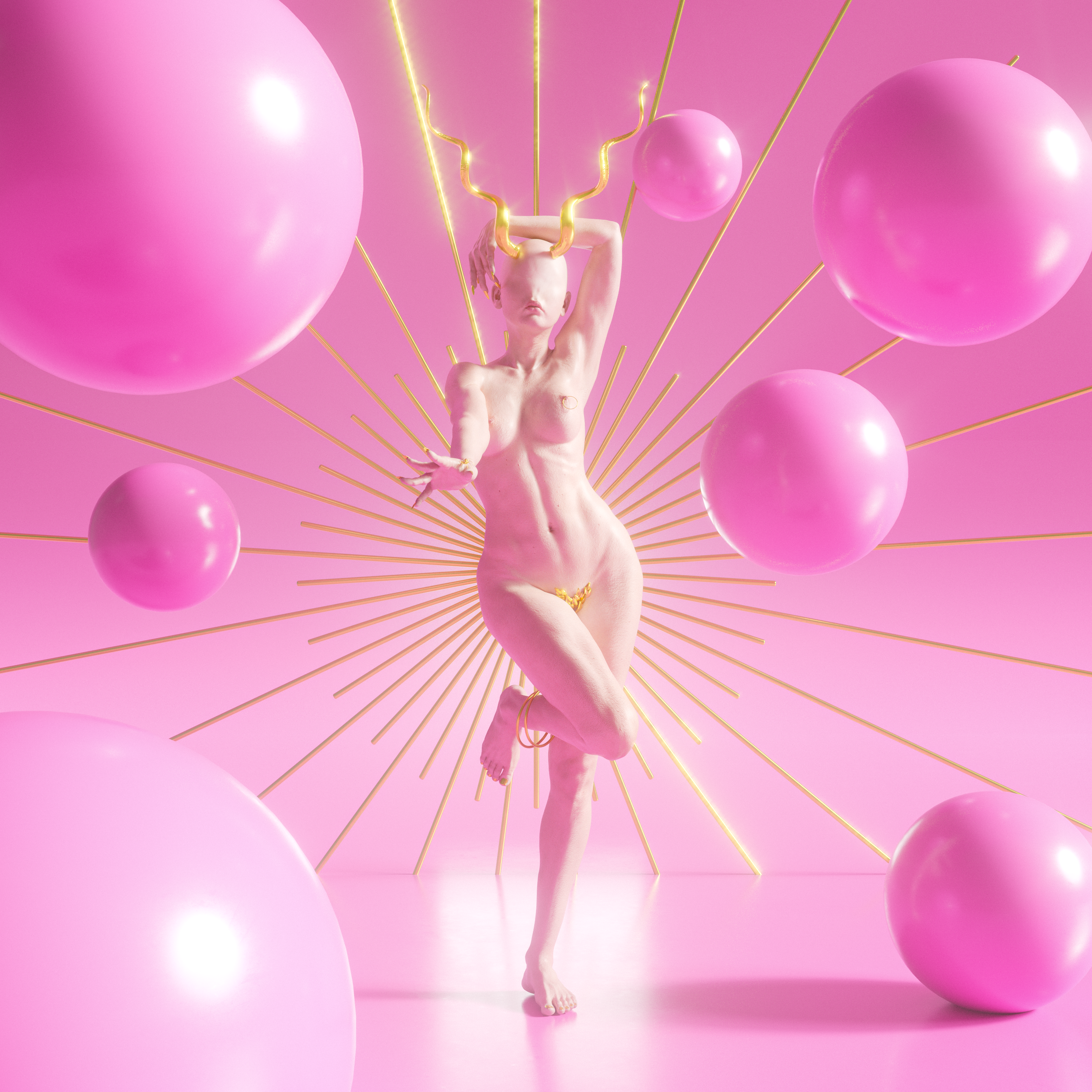 INSANITY 3d c4d design freak illustration monster nft redshift render zbrush