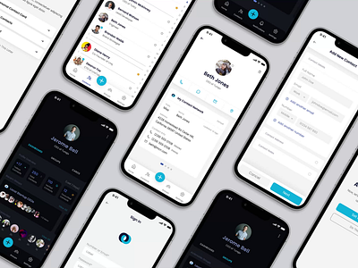 My Contact Network app branding community connect contact contacts graphic design layoff layout logo management mcn mobile motion graphics my contact network network phone social sustainable ui