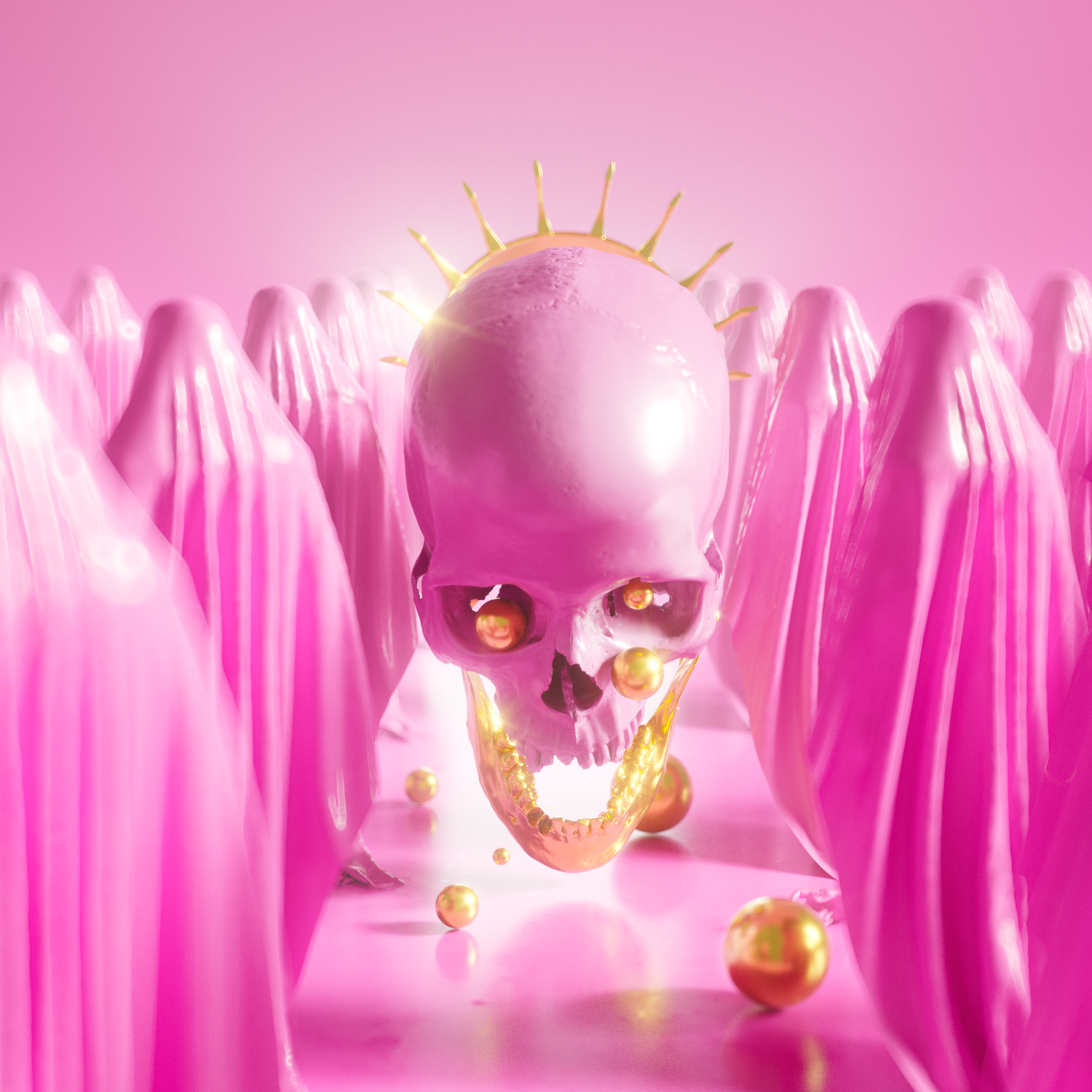 GLITTER 3d c4d design freak illustration monster nft redshift render zbrush