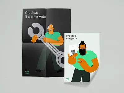 Creditas Illustration Library banco bank card cartao credito fintech illustration illustration library loans poster scenes ui